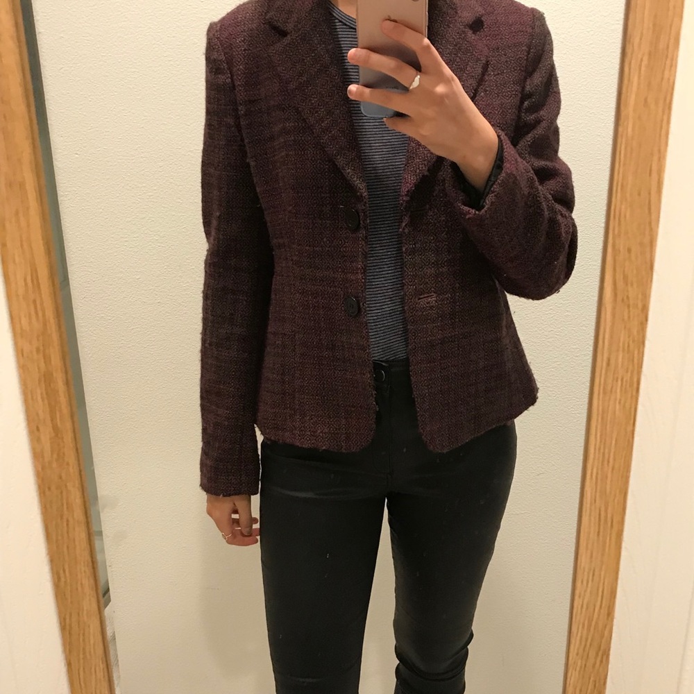 Jones New York tweed blazer